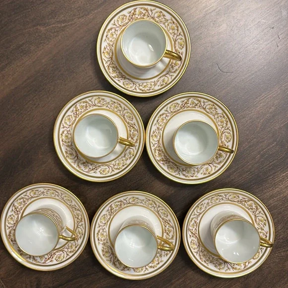 B&C Bernardaud Limoges France Tea Cups - Picture 3 of 10